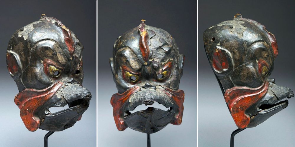 Gigaku mask