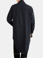 Black Kimono Cardigan Men