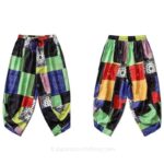 Color Block Harem Pants