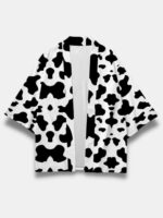 Cow Print Kimono
