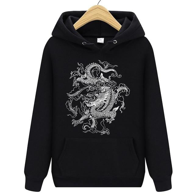 Cute Black Dragon Hoodie