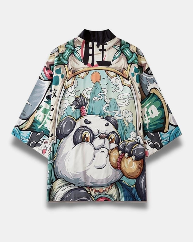 Cute Panda Kimono