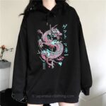 Dragon Print Hoodie