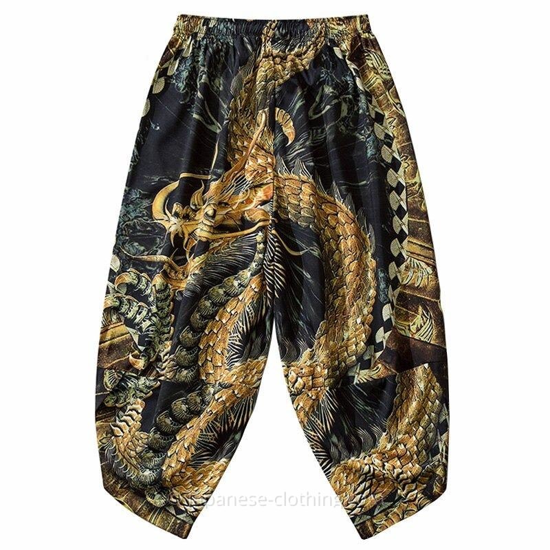 Dragon Print Pants