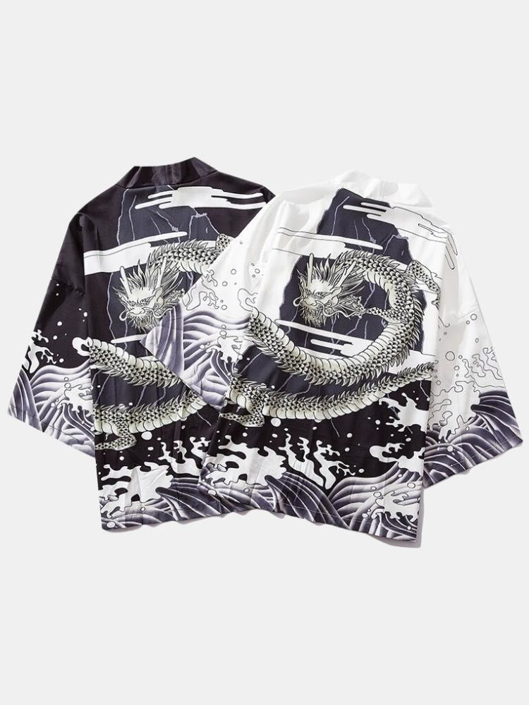 Dragon Waves Kimono