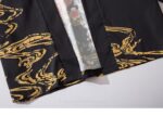 Flower Fish Print Kimono Style Jacket