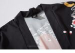 Flower Fish Print Kimono Style Jacket