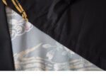 Flower Fish Print Kimono Style Jacket