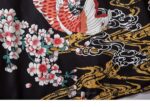 Flower Fish Print Kimono Style Jacket