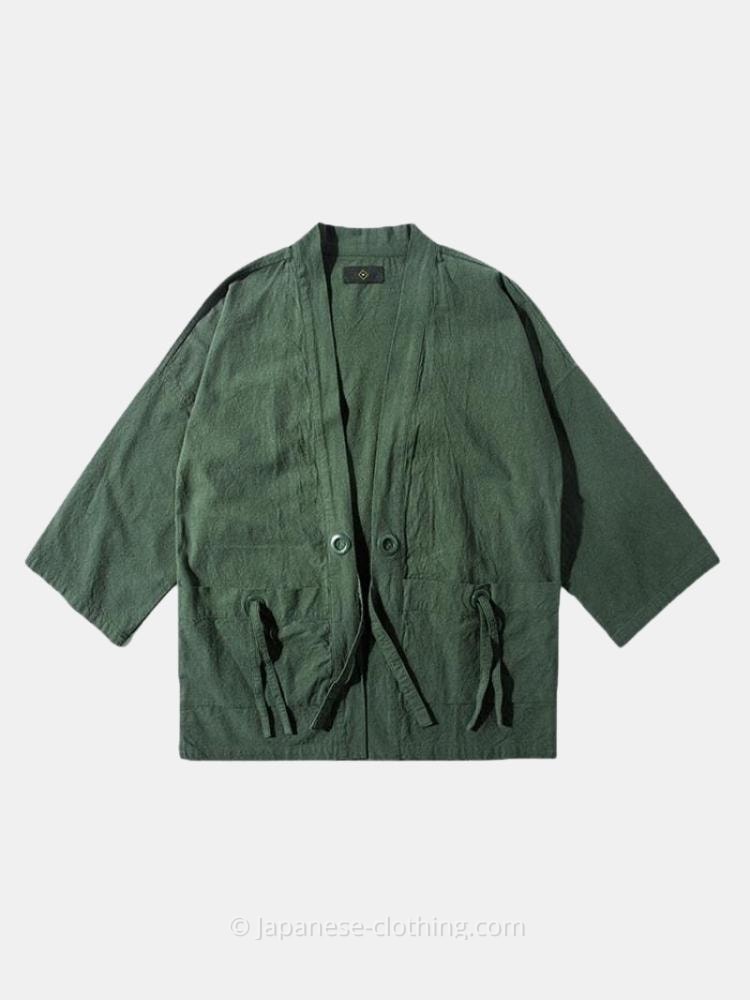 Green Kimono Men
