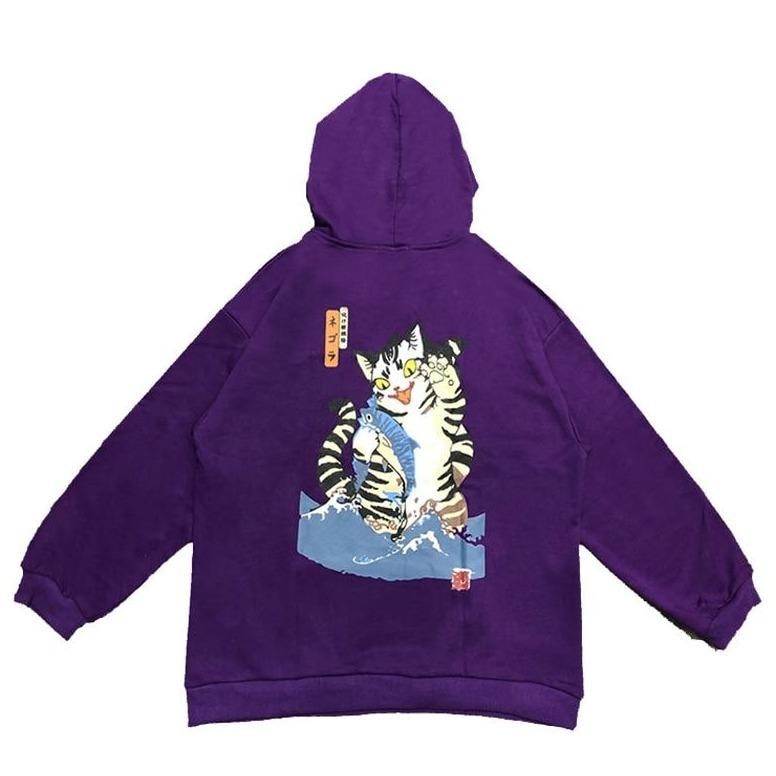 Japanese Cat Sweatshirt