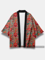 Peacock Feather Kimono
