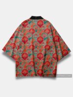 Peacock Feather Kimono