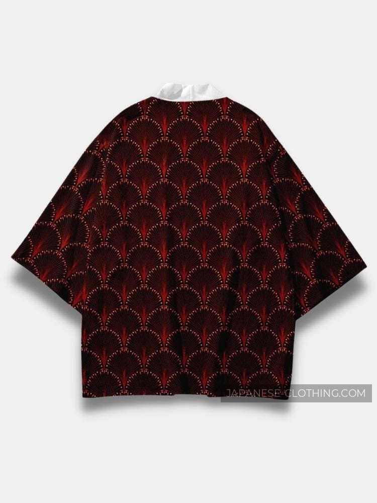 Peacock Feather Kimono