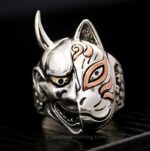 Japanese Demon Mask Ring
