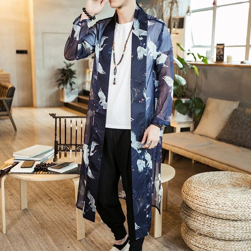 Japanese Kimono Cardigan Men