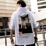 Japanese Short Sleeve Hoodie