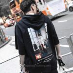 Japanese Short Sleeve Hoodie