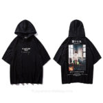 Japanese Short Sleeve Hoodie