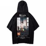 Japanese Short Sleeve Hoodie