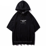 Japanese Short Sleeve Hoodie