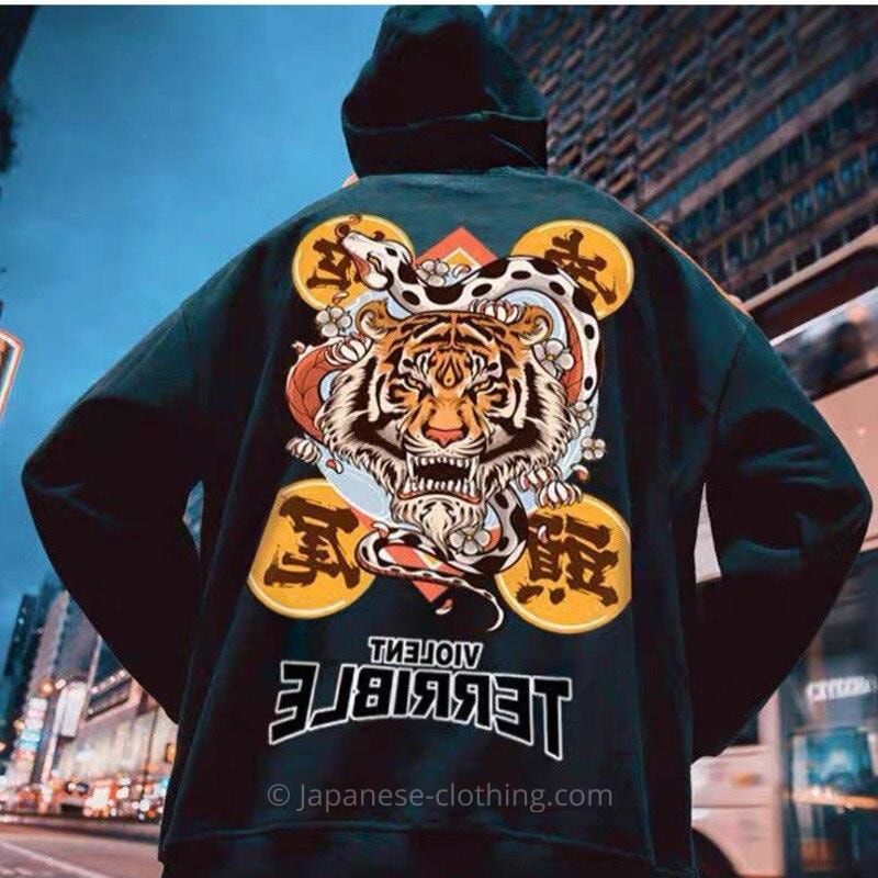 Japanese Tiger Hoodie