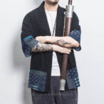 Kimono Style Cardigan Men