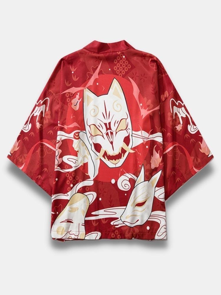 Kitsune Mask Kimono