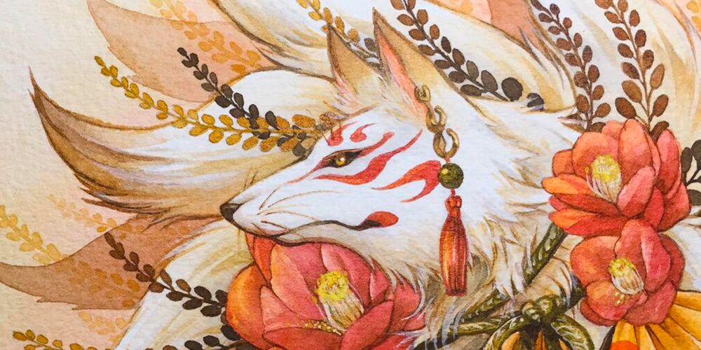 What does a Kitsune symbolize in Japan?