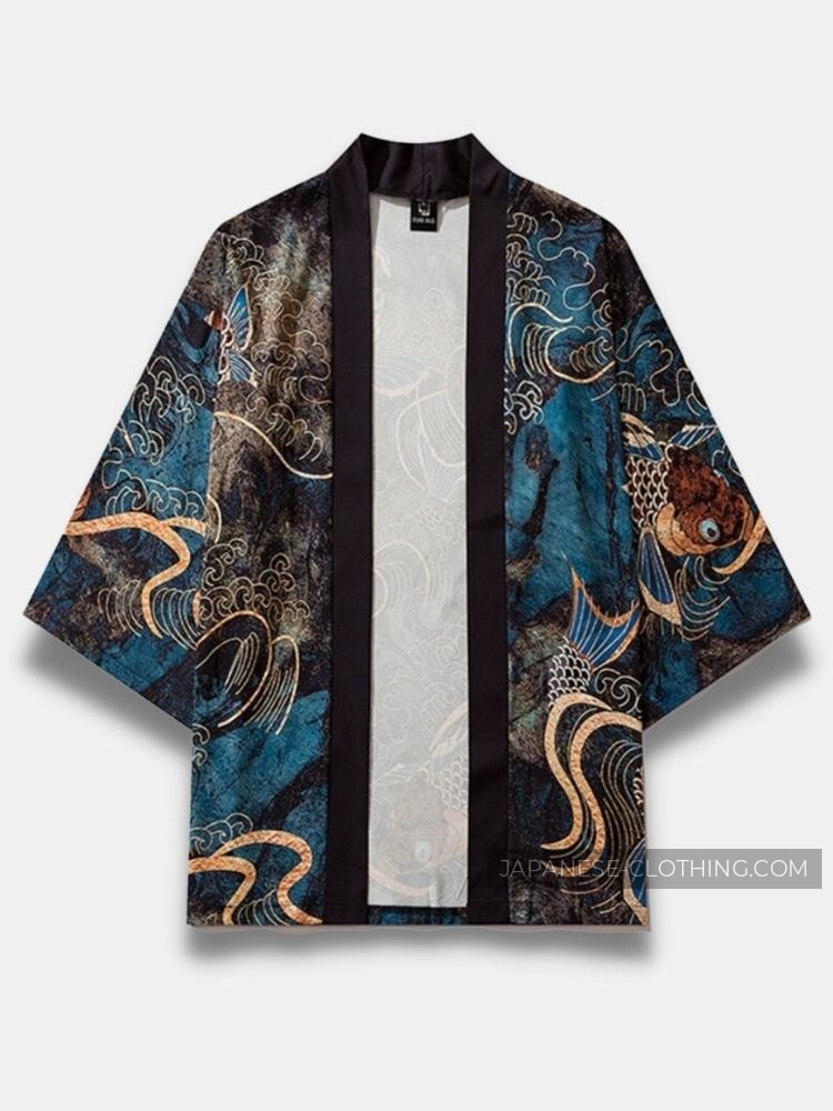 Koi Fish Art Kimono