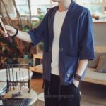 Linen Kimono Cardigan Men