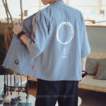 Linen Kimono Cardigan Men