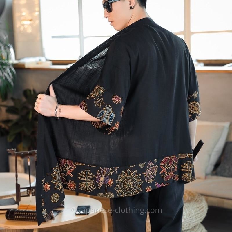 Long Kimono Cardigan Men