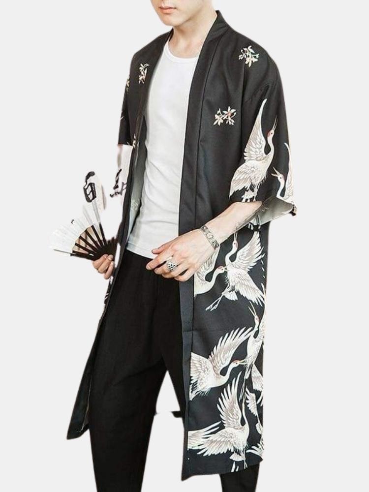 Long Kimono Jacket Men