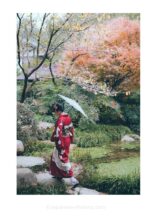 Long Red Kimono
