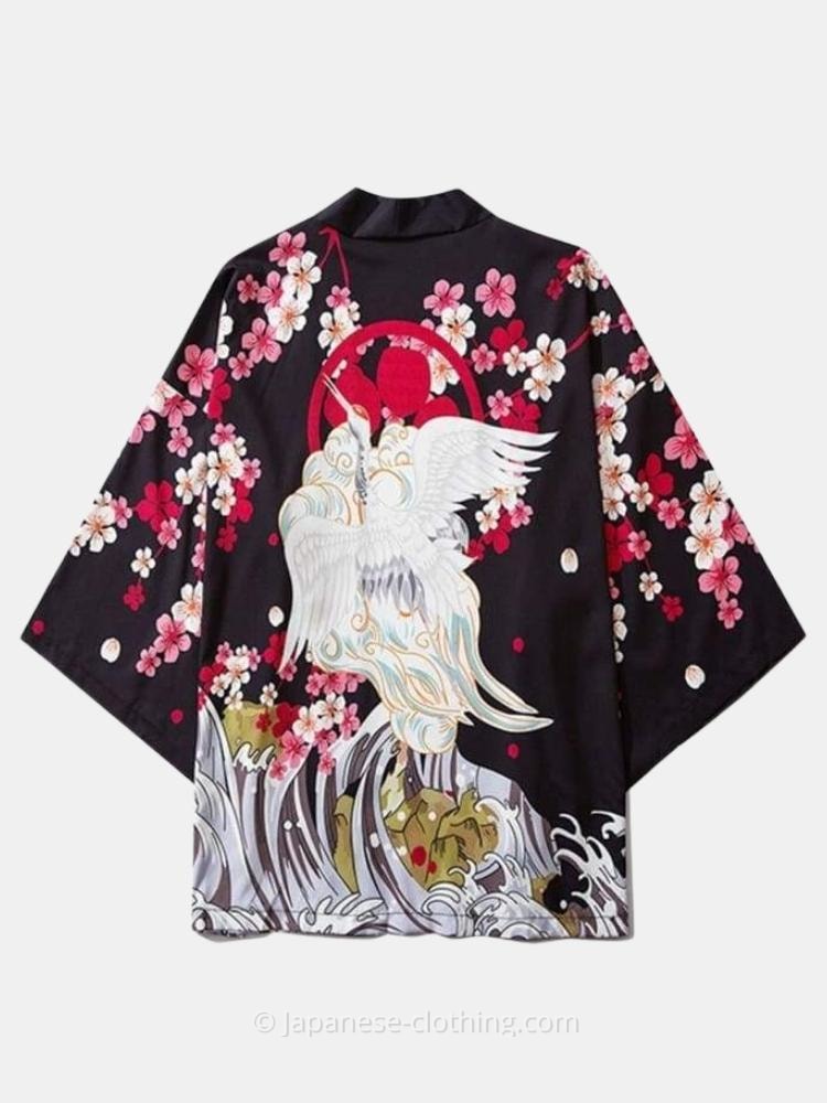Men Floral Kimono