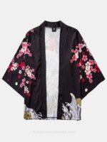Men Floral Kimono