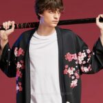 Men Floral Kimono