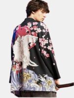 Men Floral Kimono