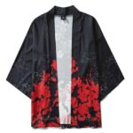 Mens Black Kimono Jacket
