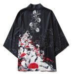 Mens Black Kimono Jacket