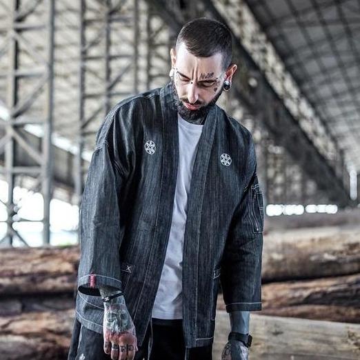 Men’s Denim Kimono