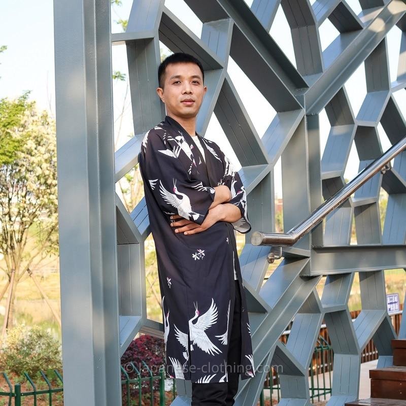 Mens Kimono Cardigan