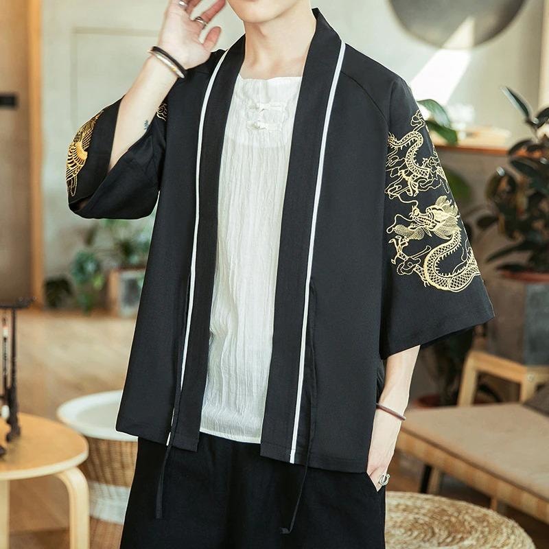 Men’s Short Sleeve Kimono