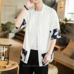 Mens Silk Kimono Jacket