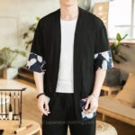 Mens Silk Kimono Jacket