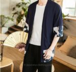 Mens Silk Kimono Jacket