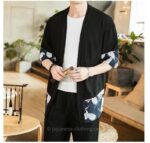 Mens Silk Kimono Jacket
