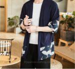 Mens Silk Kimono Jacket