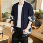 Mens Silk Kimono Jacket